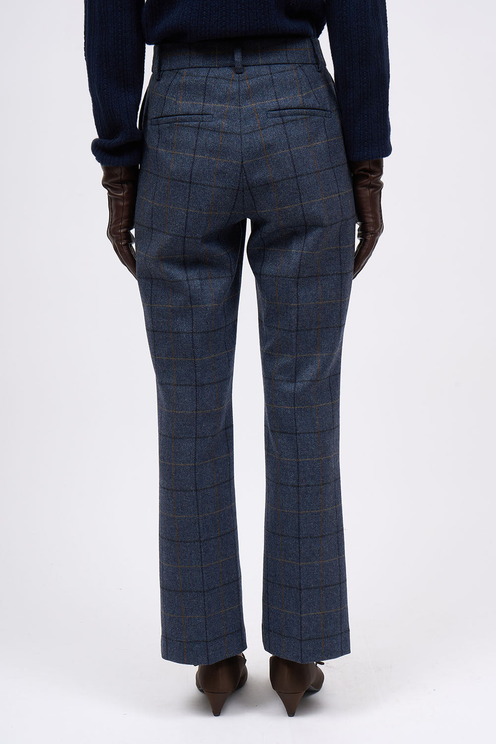 Paul & Joe Tailoring British pantalon laine carreaux