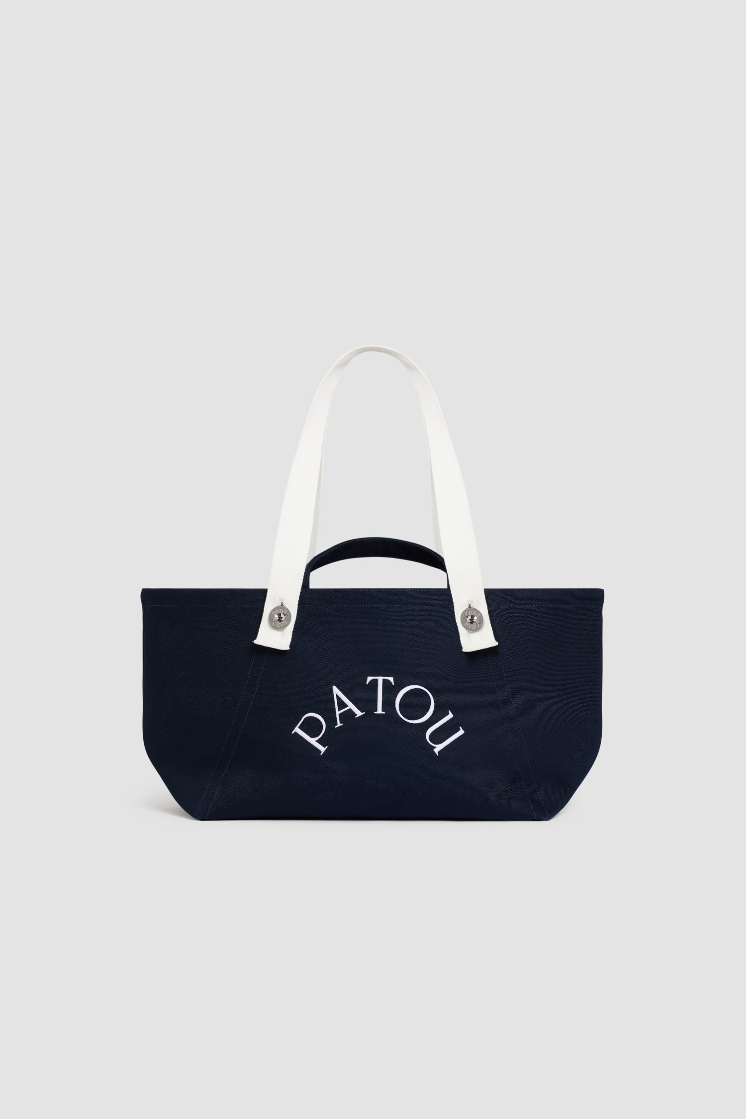 Patou Trapeze AC131 tote bag coton Deep Sea Blue