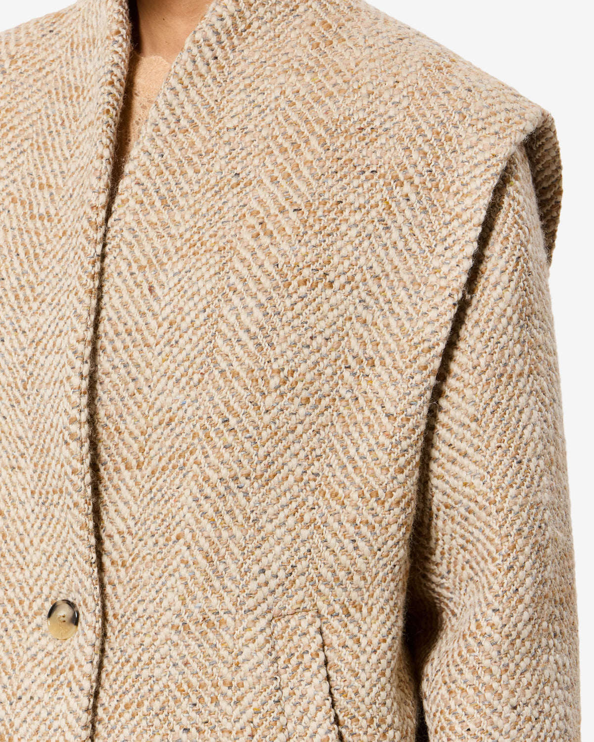 Isabel Marant Drogo veste tailleur beige