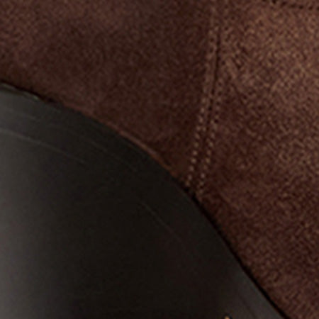 Isabel Marant Leyane bottes santiag cuir chocolat 9cm