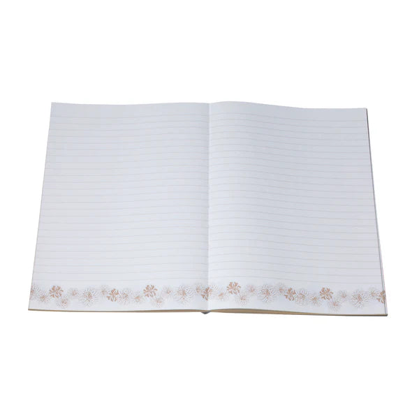 Paul & Joe Carnet A5 marine chrysanthème ligné