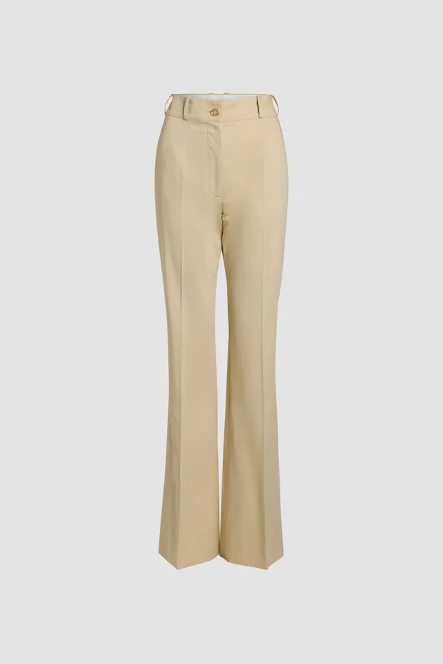 Patou Iconic TR002 pantalon coton blanc Winter White