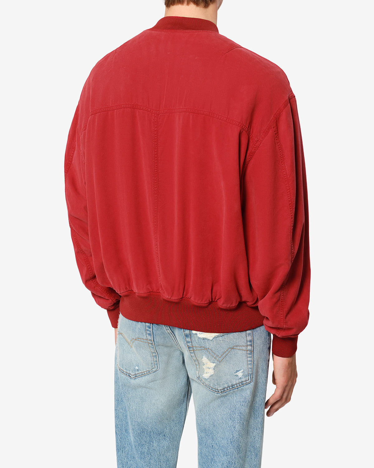 Isabel Marant Sabastian VE0808HA-D4I02H veste rouge oversize