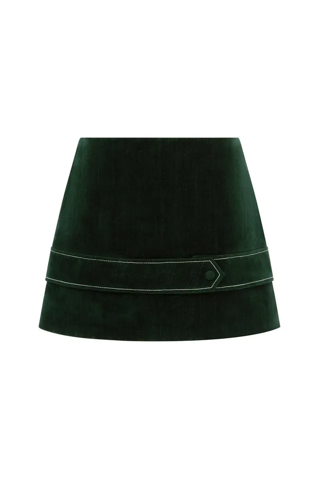 Alemaïs Skirts Johnny Skirt mini jupe velours taille 8