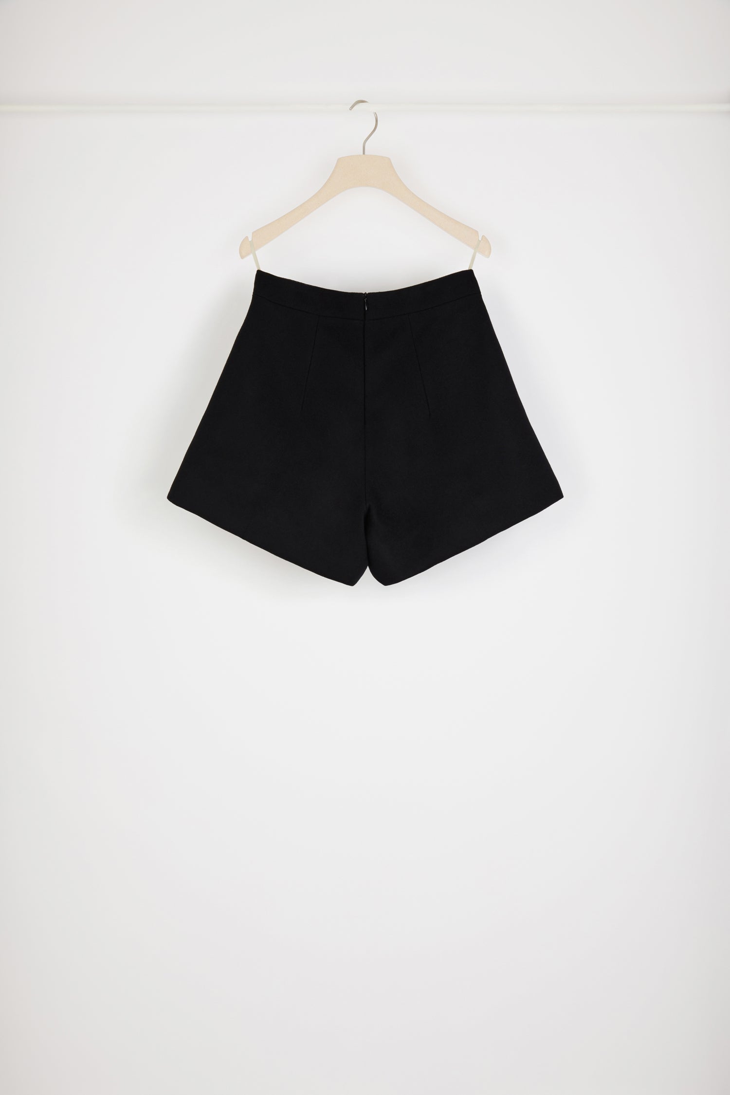 Patou H22TR0220003999B short laine cachemire noir