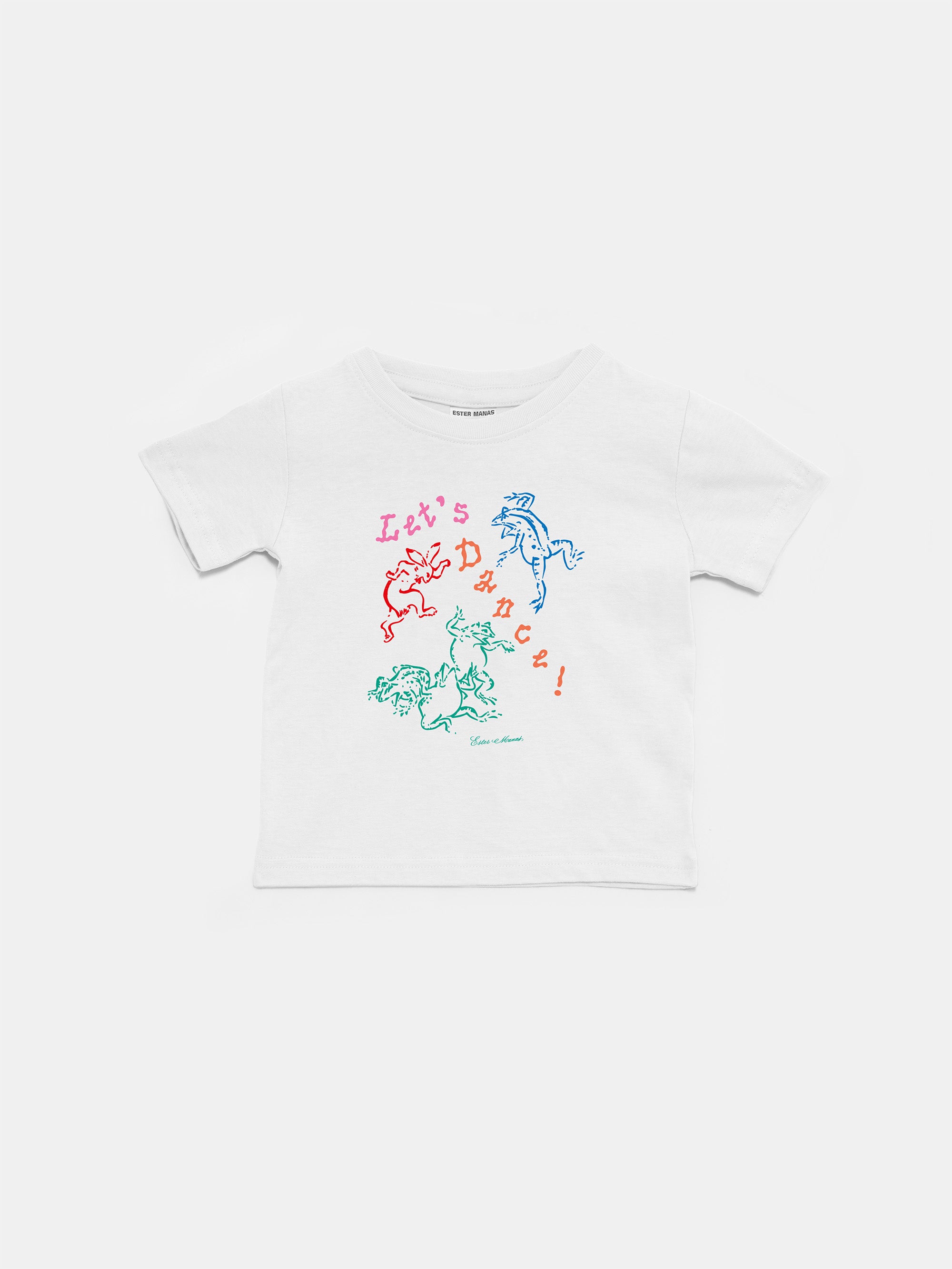 Ester Manas Mini Manas t-shirt Froggy Bunny blanc