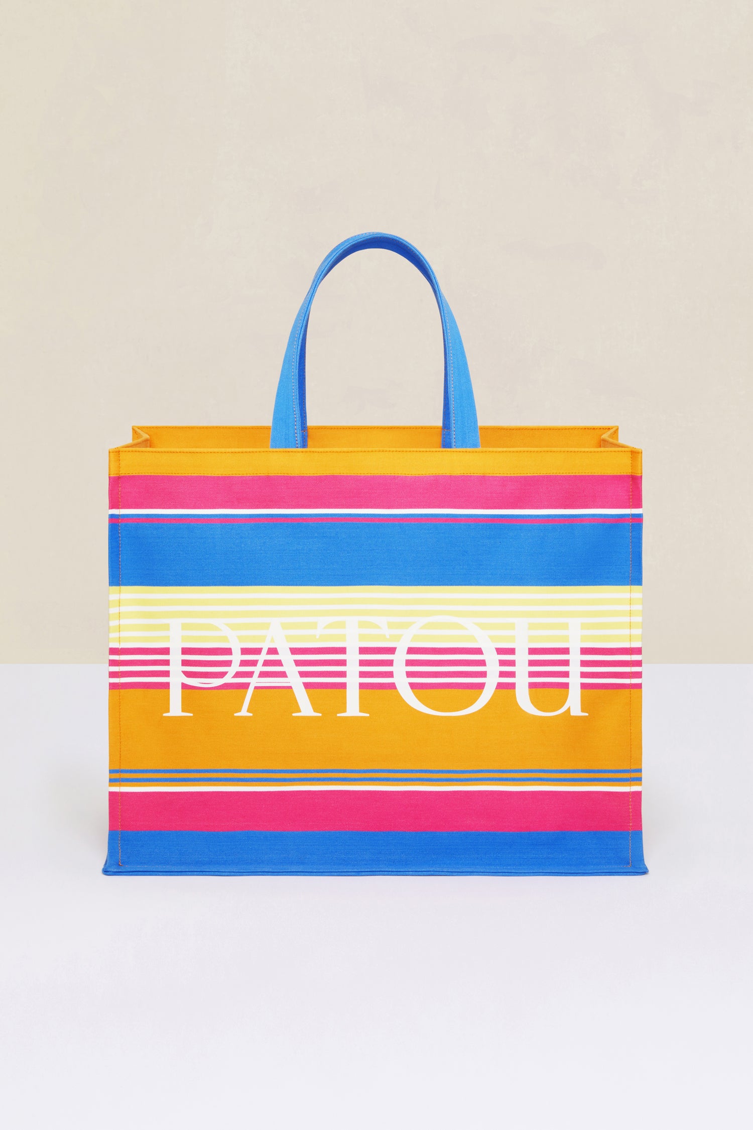 Patou Bags A21AC01500945039 tote rayures coton bio