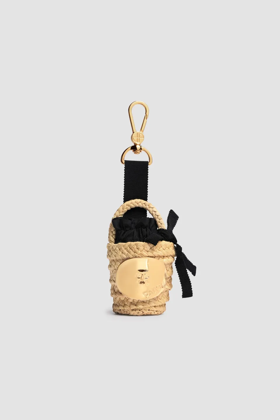 Patou Iconic P25AC098 charm seau raphia vanilla
