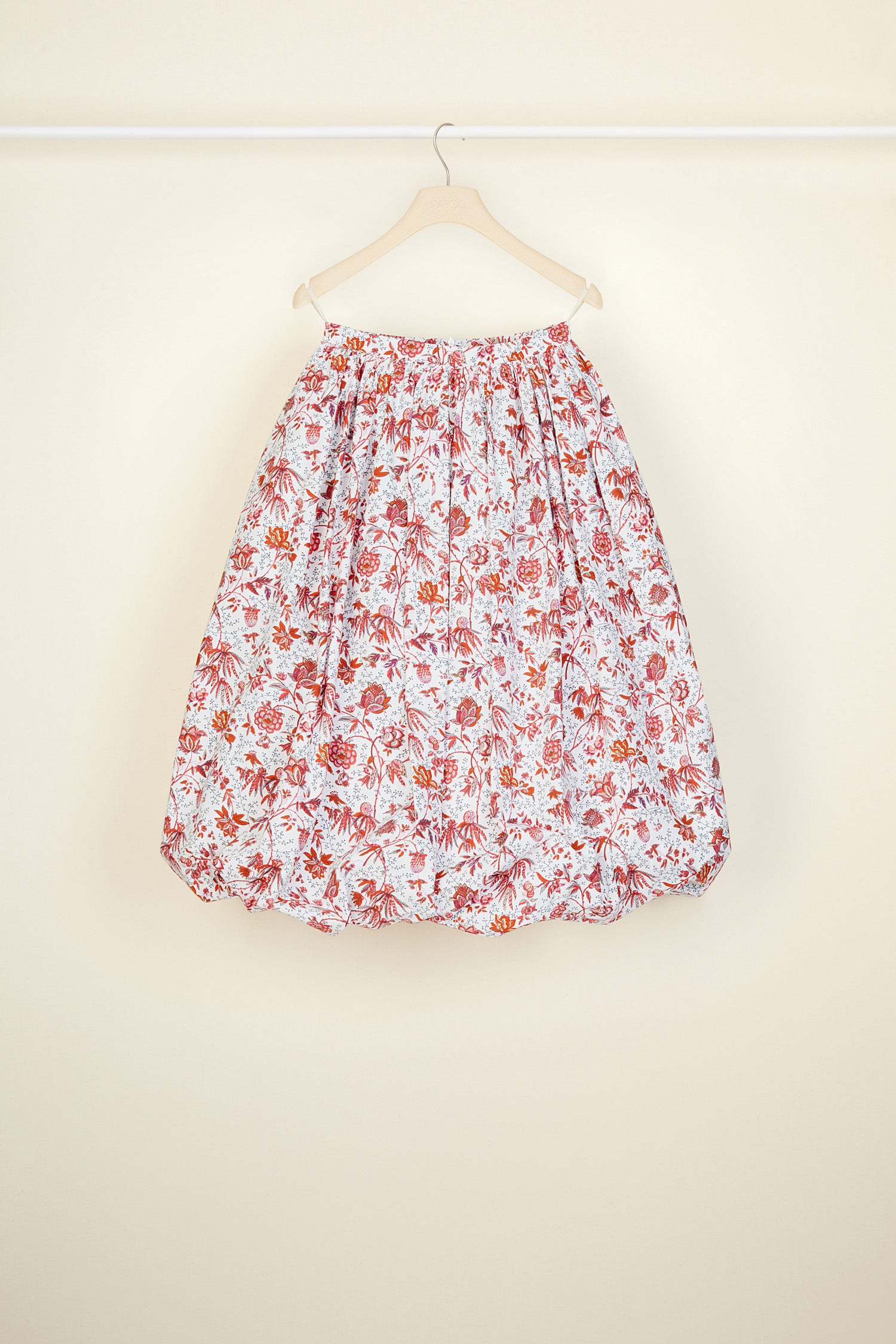 Patou P21SK01900175031 jupe midi bulle Indienne coton bio