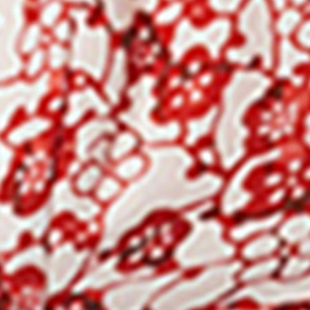 Isabel Marant Solange SG0003FC haut maillot rouge floral