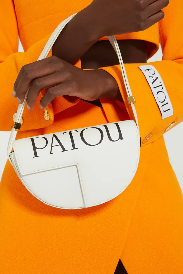 Patou Bags P24BA0035102009B Le Petit Patou cuir blanc