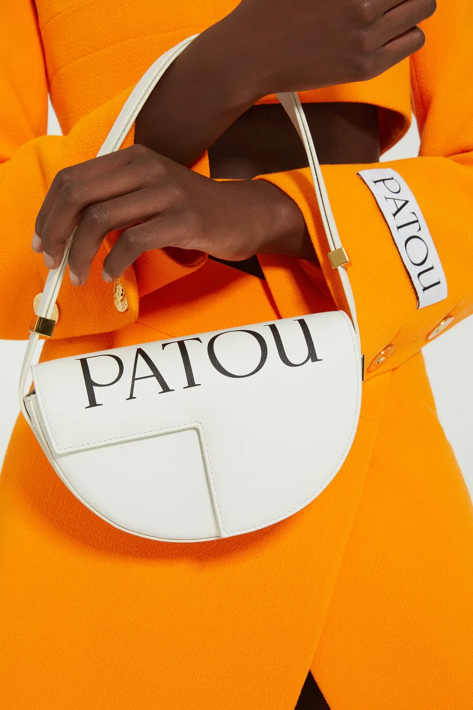 Patou Bags P24BA0035102009B Le Petit Patou cuir blanc