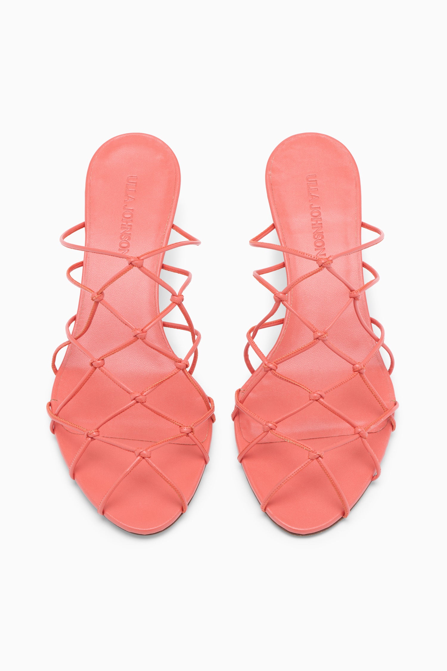Ulla Johnson Colette PF261003 sandales Crimson talon 50mm