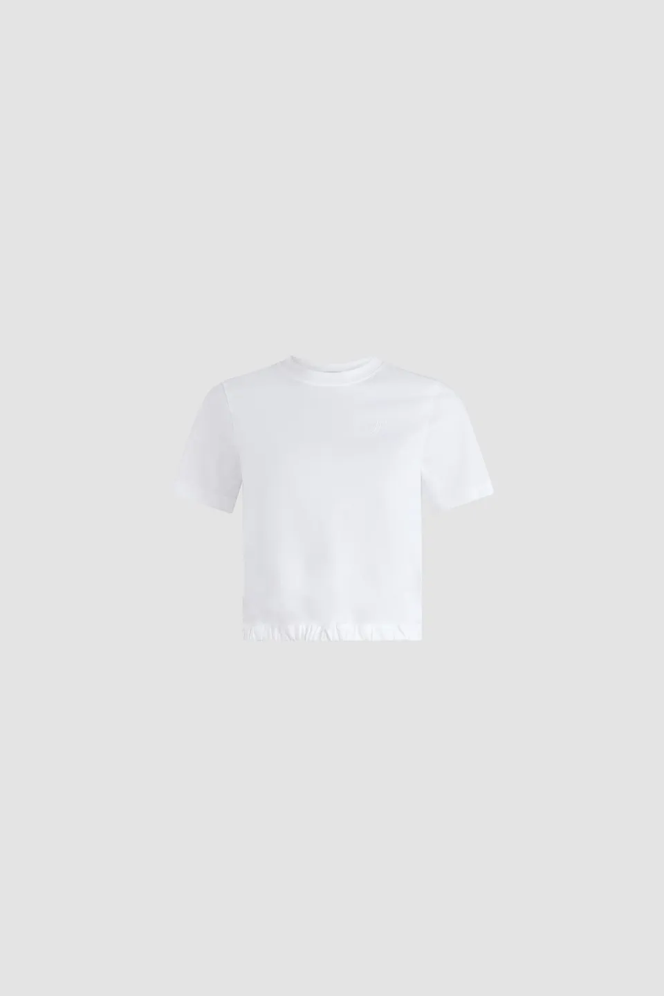 Patou P25JE1509999001W t-shirt coton White dos ouvert