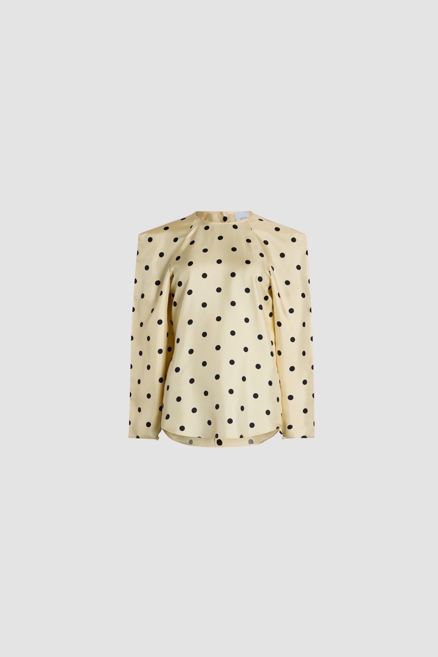 Patou TO04701915070 top Angora Dots soie bio pois