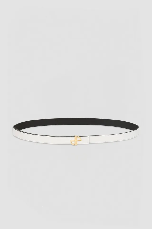 Patou JP P24BE0025021001W ceinture cuir Blanc S