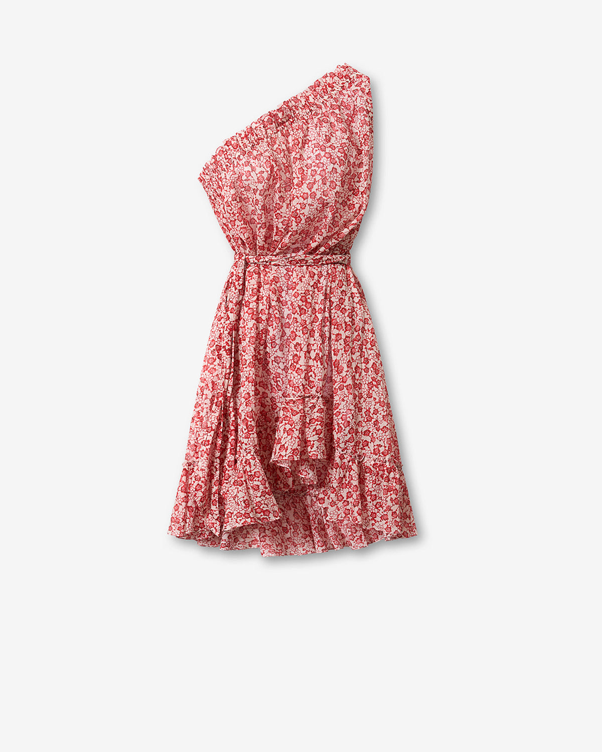 Isabel Marant Estella RO1057FA robe courte rouge fleurie