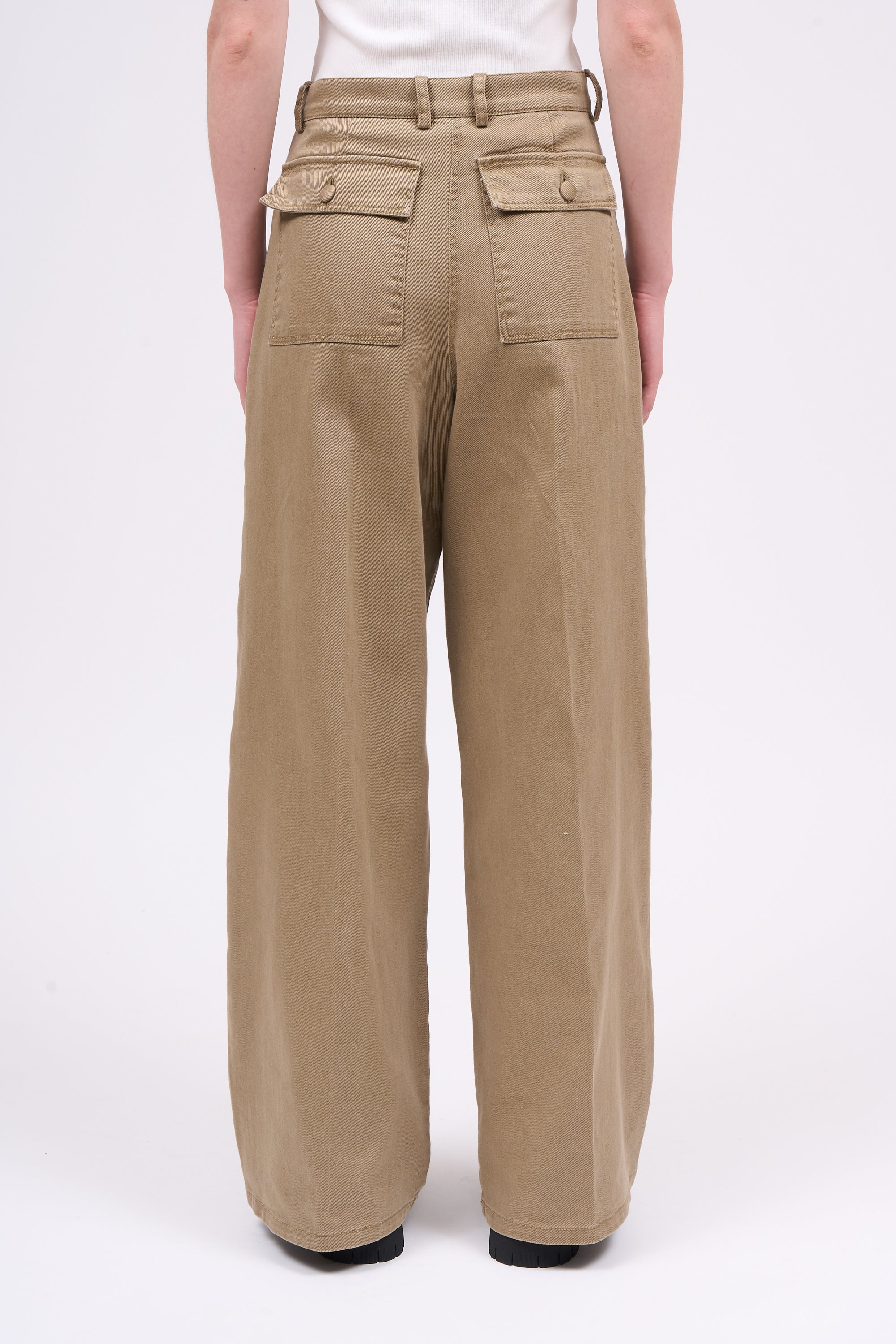 Paul & Joe Tailoring Pantalon Hermano coton jambe large