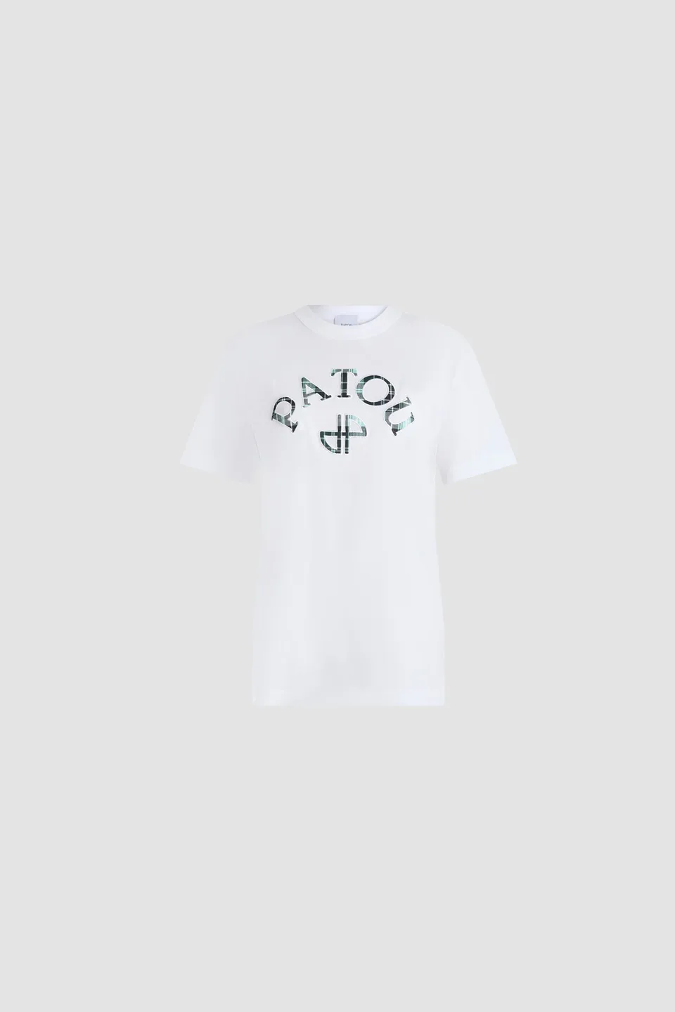 Patou JE272 t-shirt coton bio blanc logo poitrine