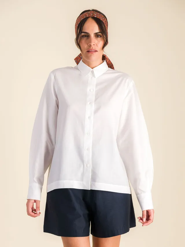 Anahide Saint André Elise chemise blanche coton oversize