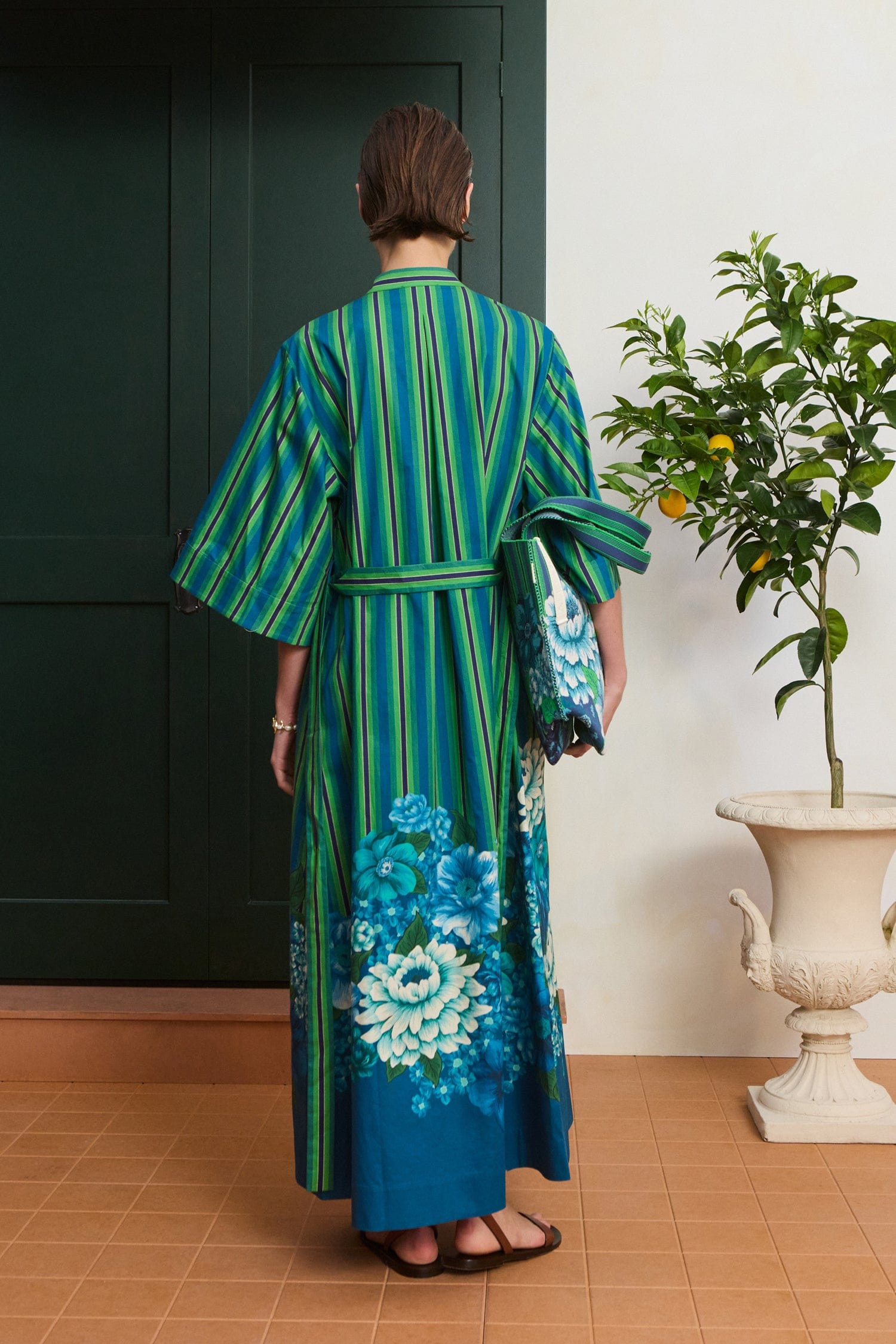 Alemäis Margo Tunic robe midi coton bio imprimé