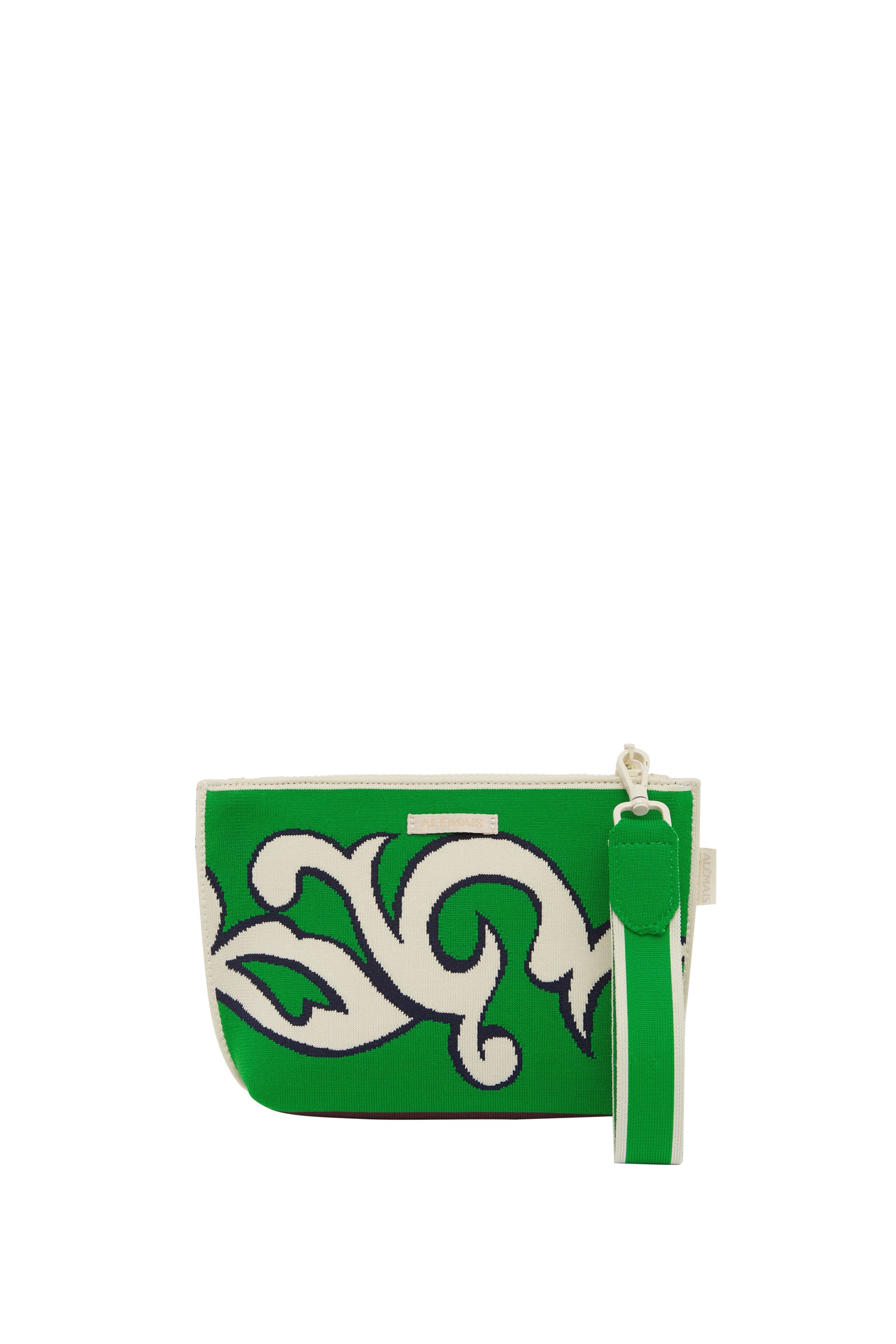 Alemäis Liana pochette jacquard recyclée zippée