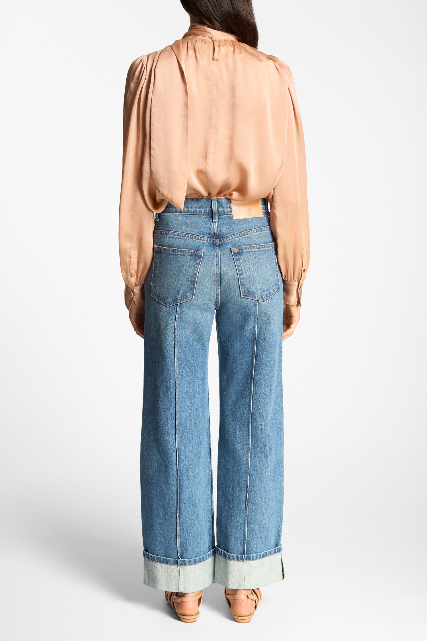 Ulla Johnson Genevieve Jean Danube taille haute coton