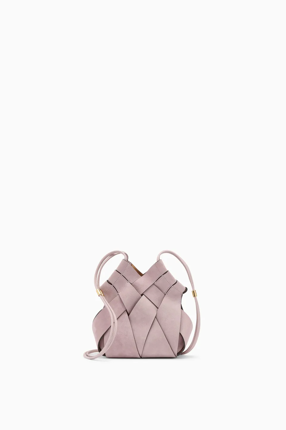 Ulla Johnson Charlotte sac bandoulière Lilac tressé