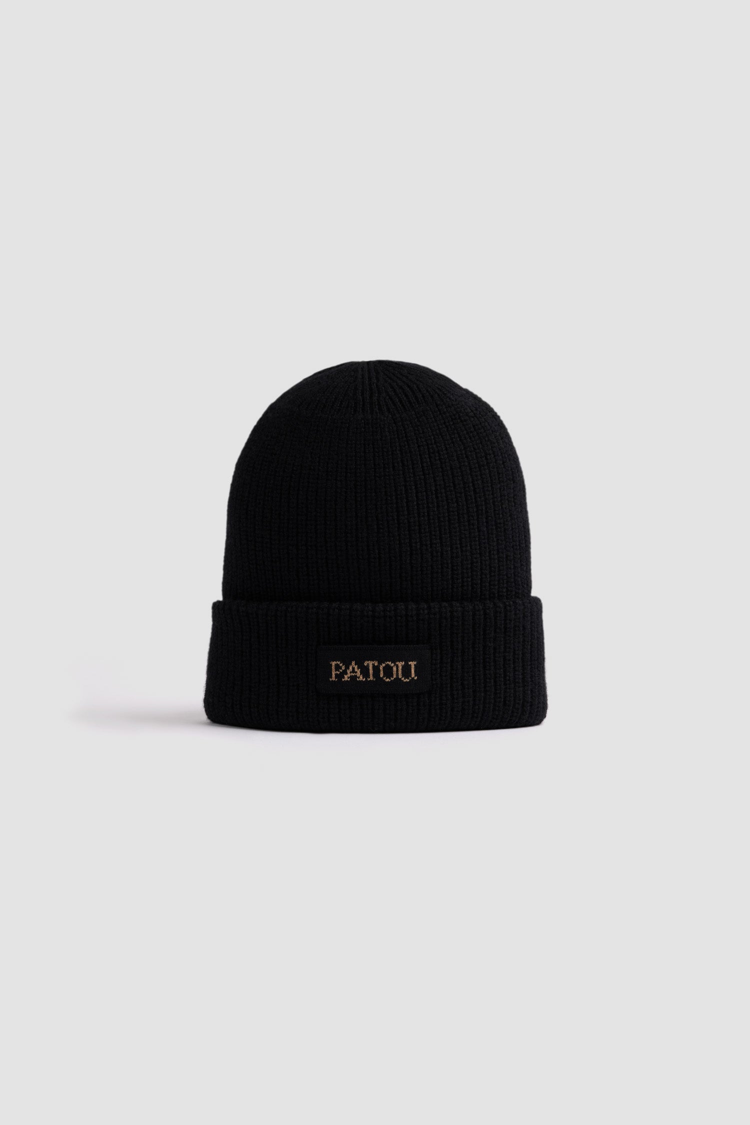 Patou AC079 bonnet laine durable noir TU