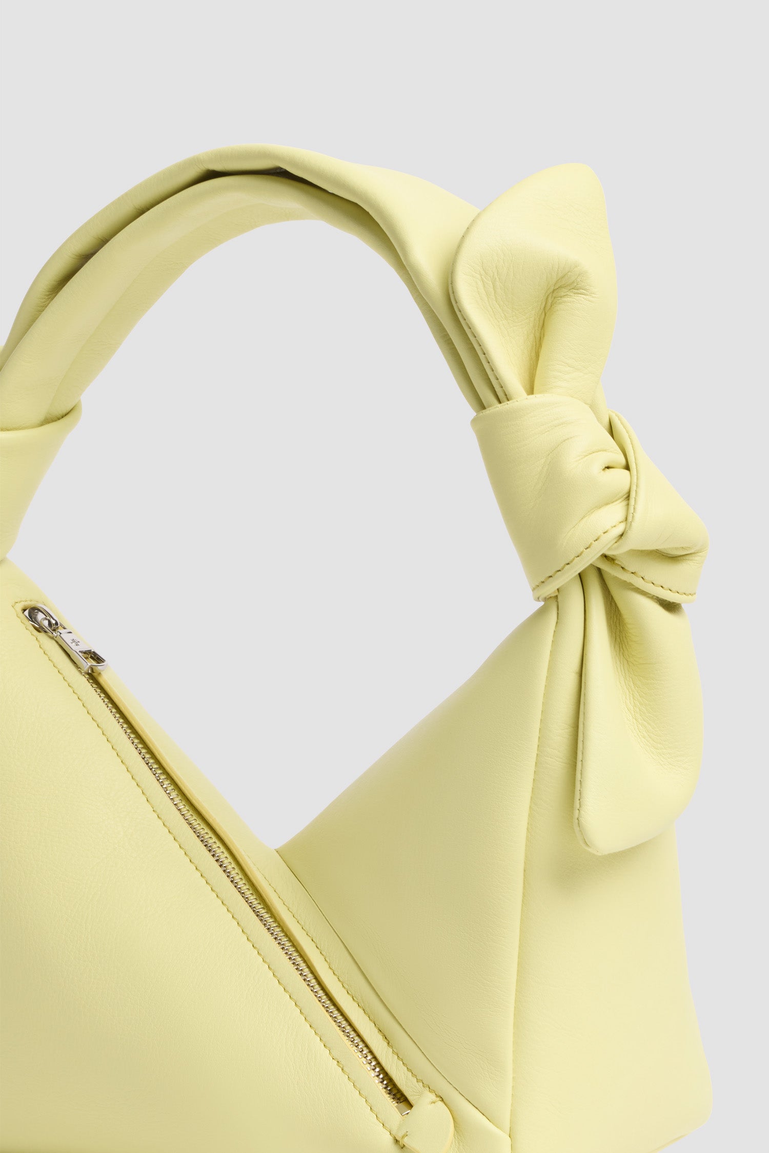 Patou BA029 sac cuir nappa jaune triangle Lemonade TU