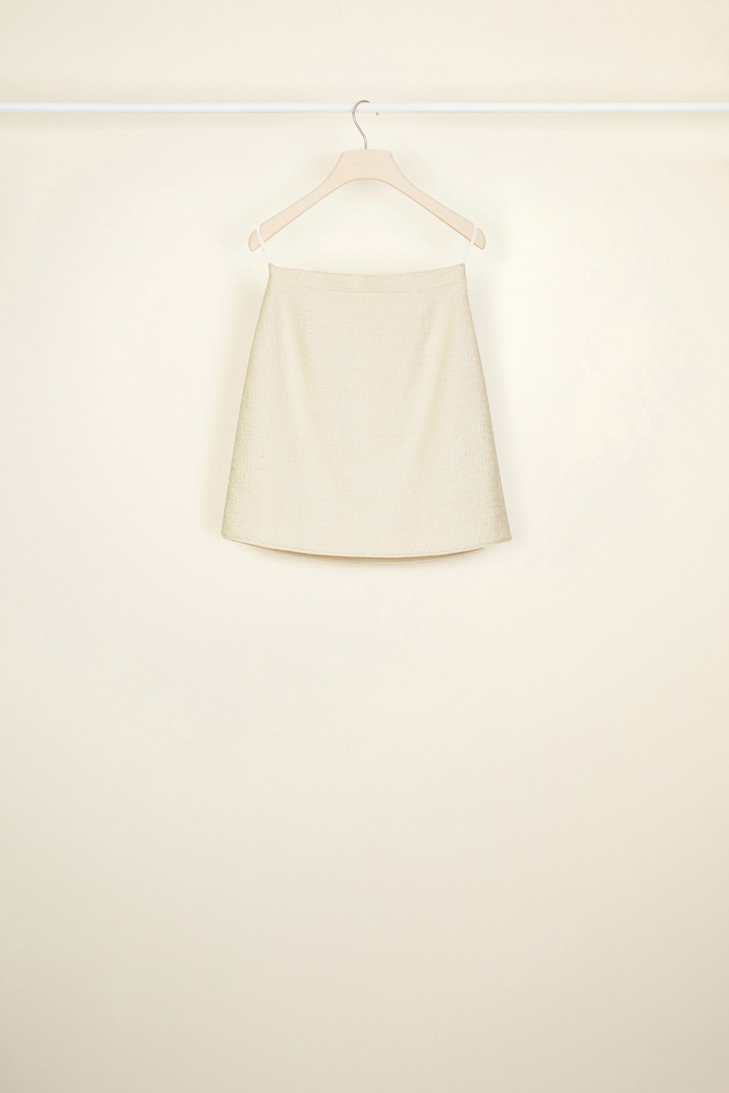 Patou Skirts E20SK0120046091C minijupe tweed coton sable
