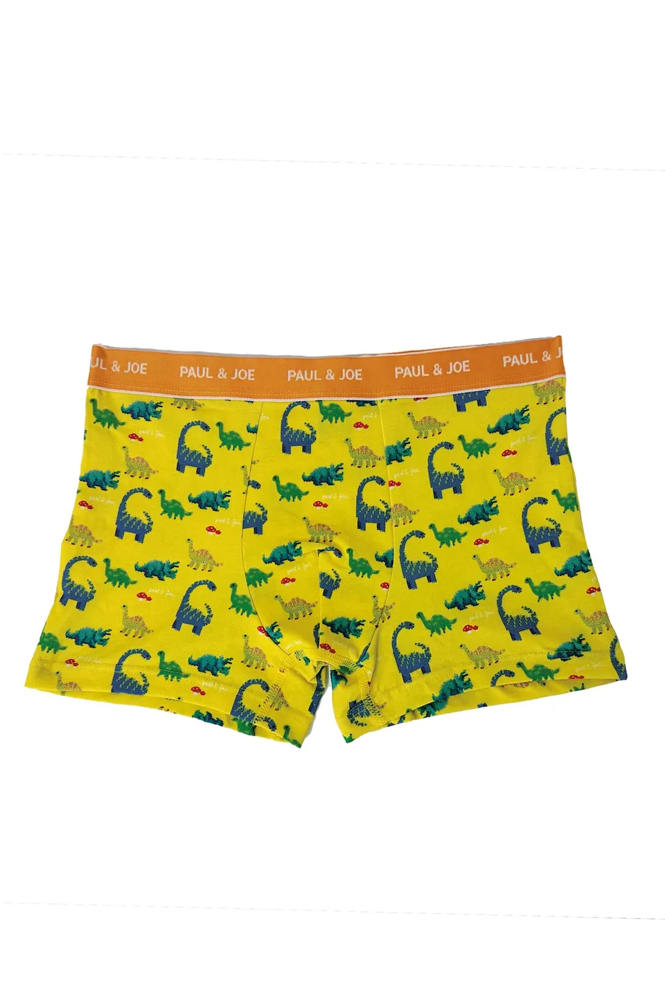 Paul & Joe boxer dinosaure jaune coton