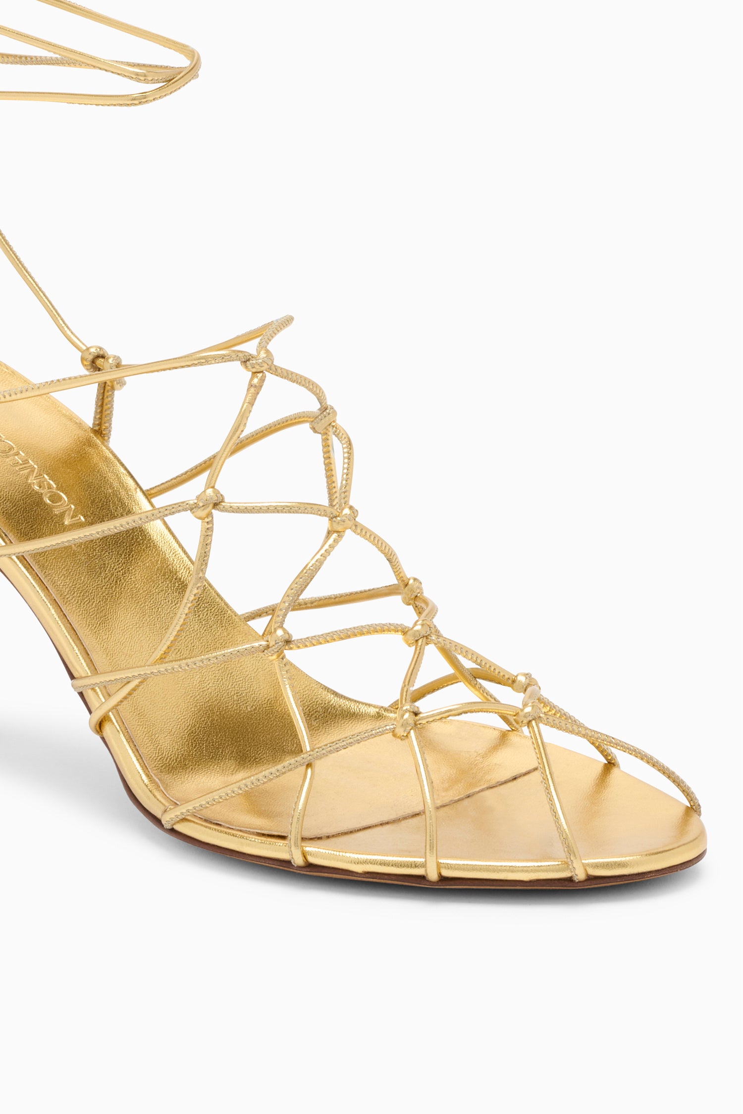 Ulla Johnson Colette Pump escarpins dorés talon 75 mm