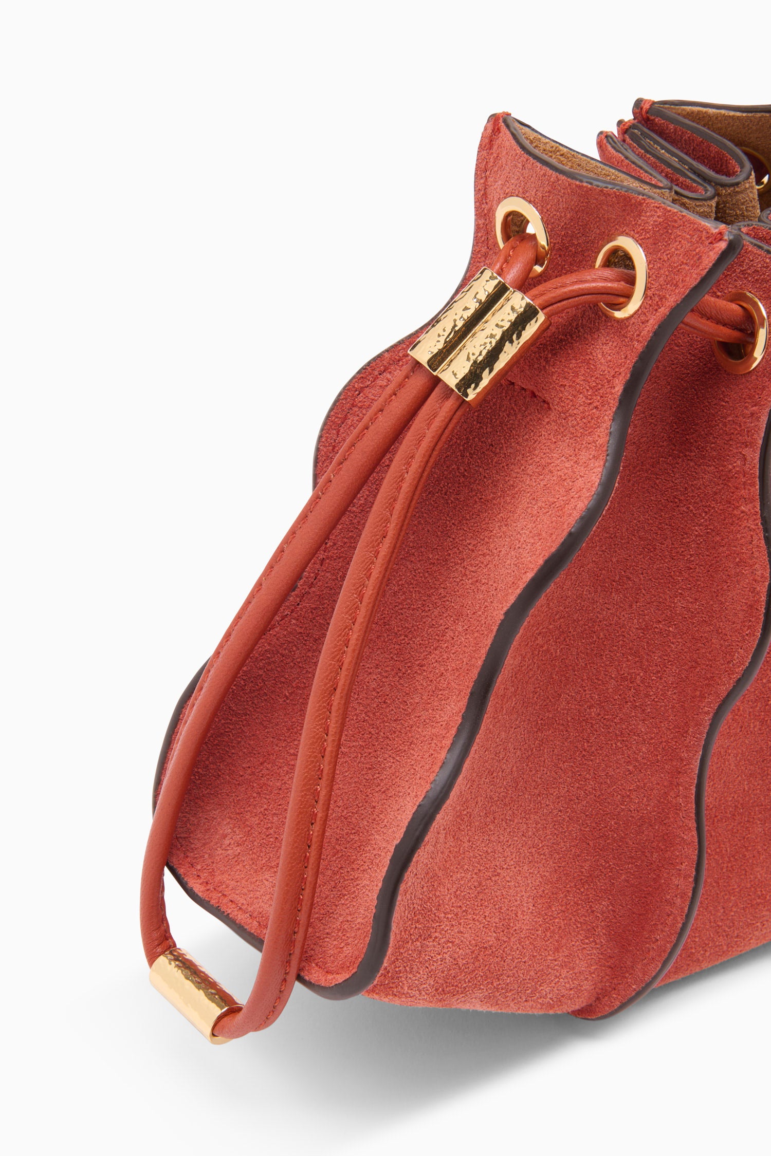 Ulla Johnson Adria sac bandoulière daim Terracotta