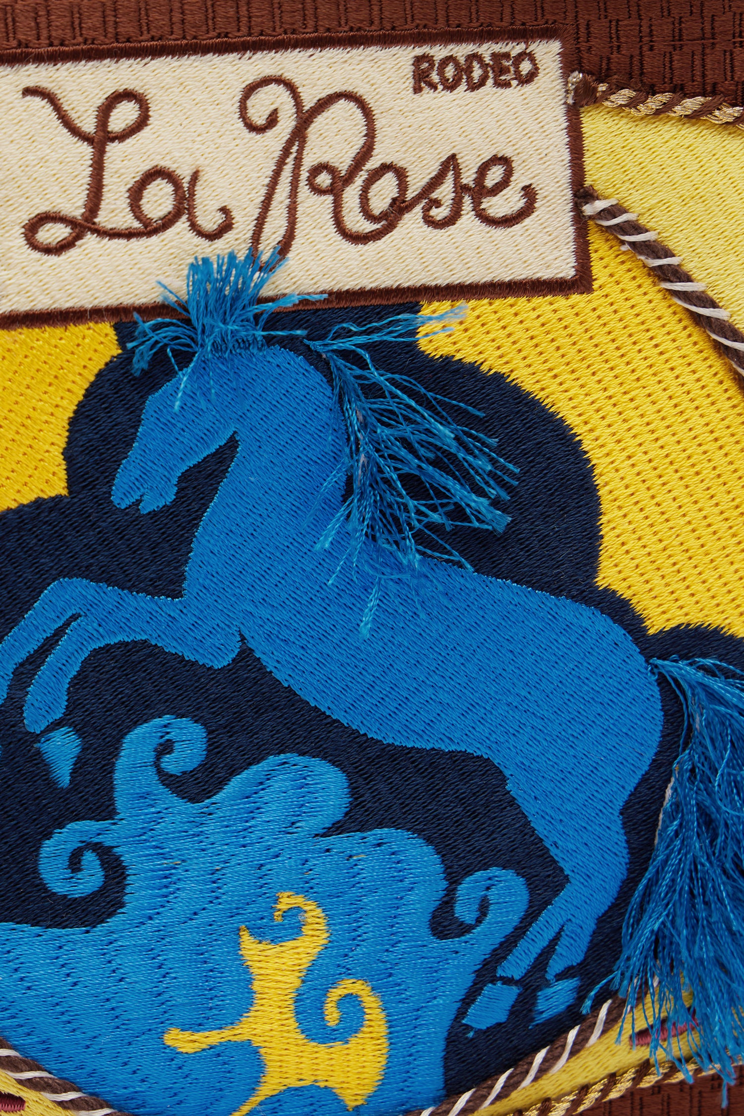 Alemäis Ace Horse pochette brodée taille unique viscose