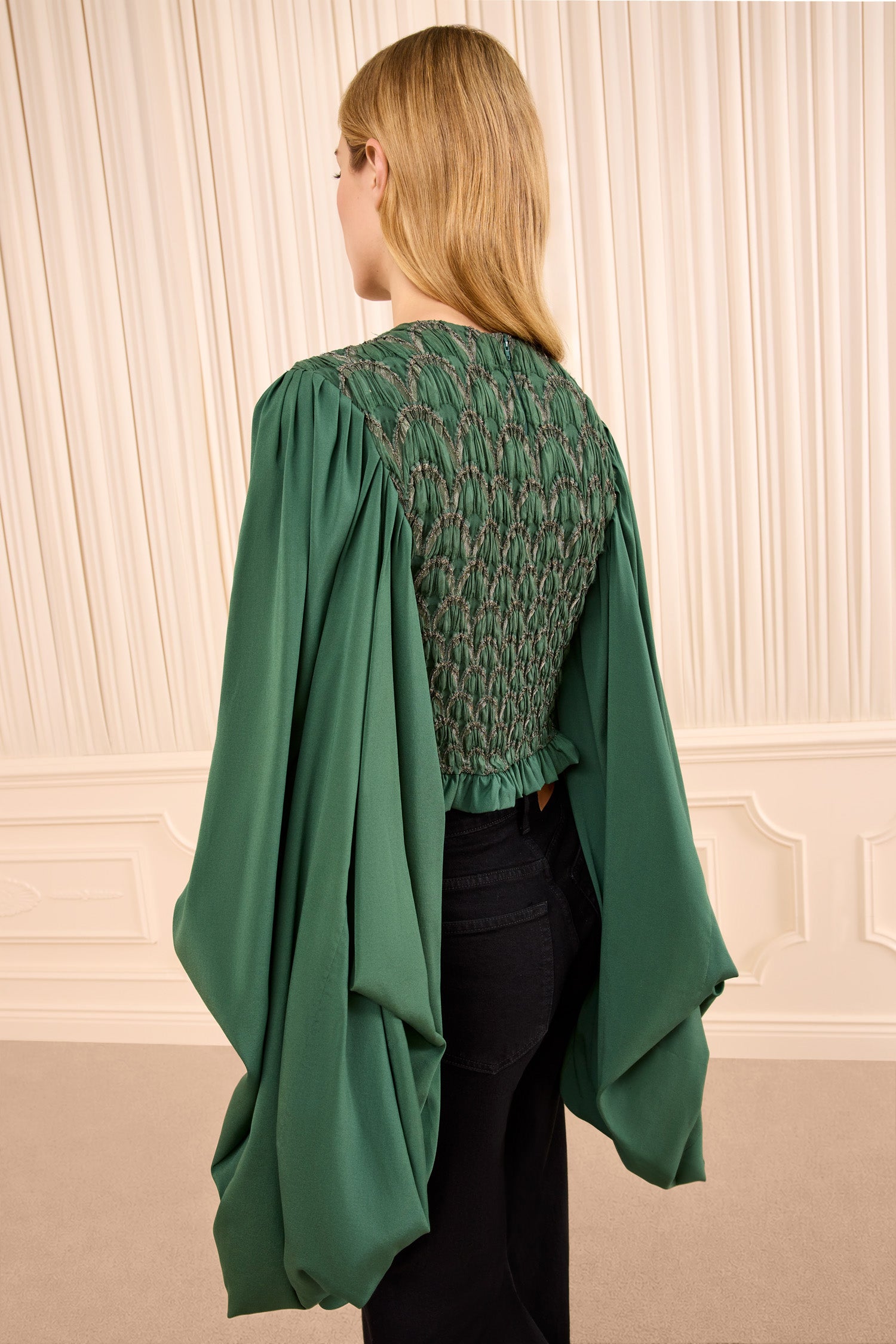 Ulla Johnson Marlene FA260244 Blouse Tourmaline en soie
