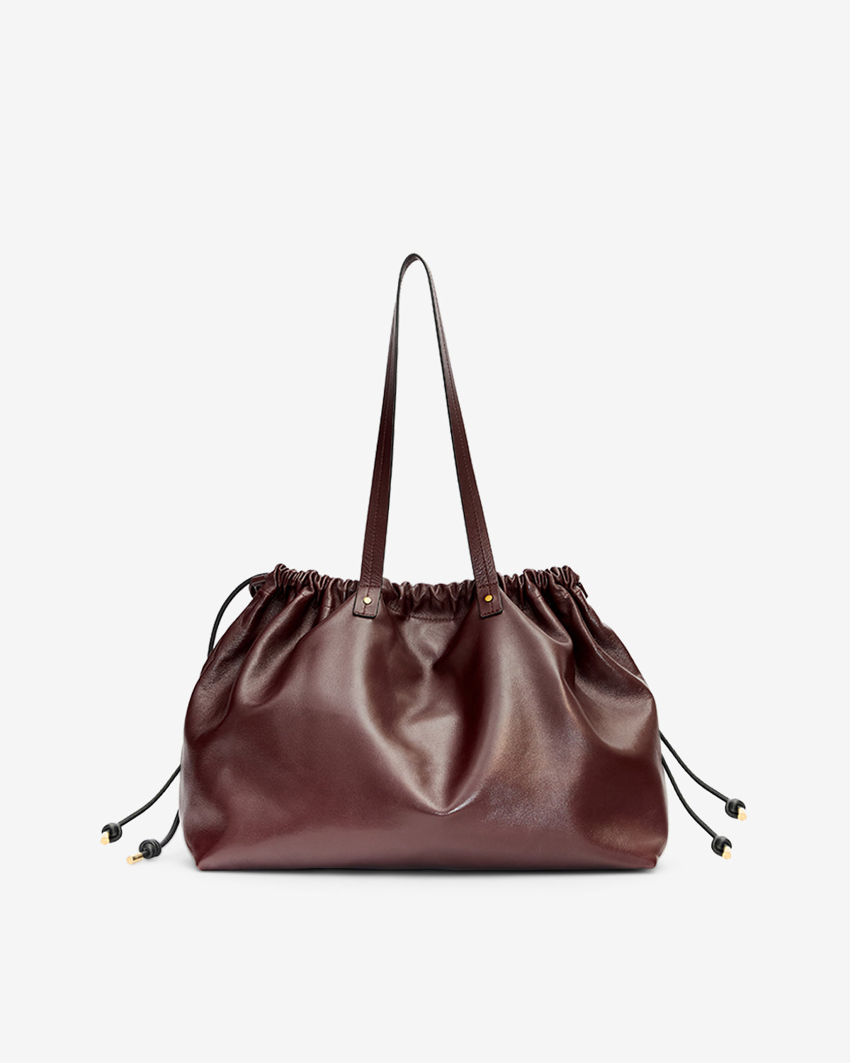 Isabel Marant Silven cabas cuir bordeaux 40x30 cm