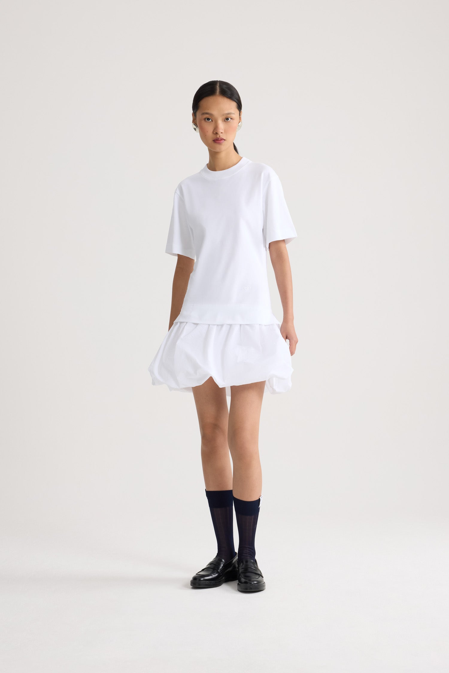 Patou JE226 robe coton bio faille blanche XS-XL