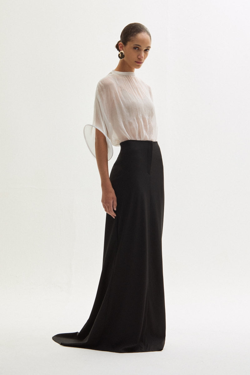 ATU Body Couture Concealed jupe longue coton taille haute