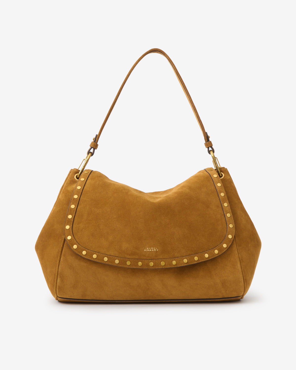 Isabel Marant Chany XL sac velours cognac 38 cm