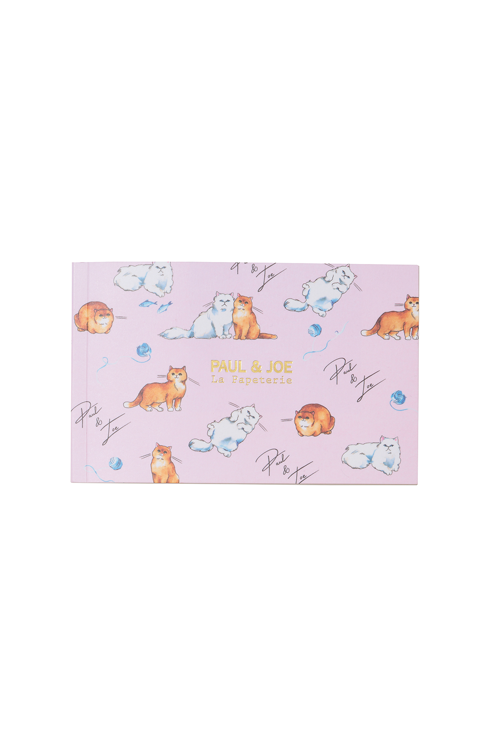PAUL & JOE Papeterie Cahier bleu Gipsy carnet rose TU ligné 5mm