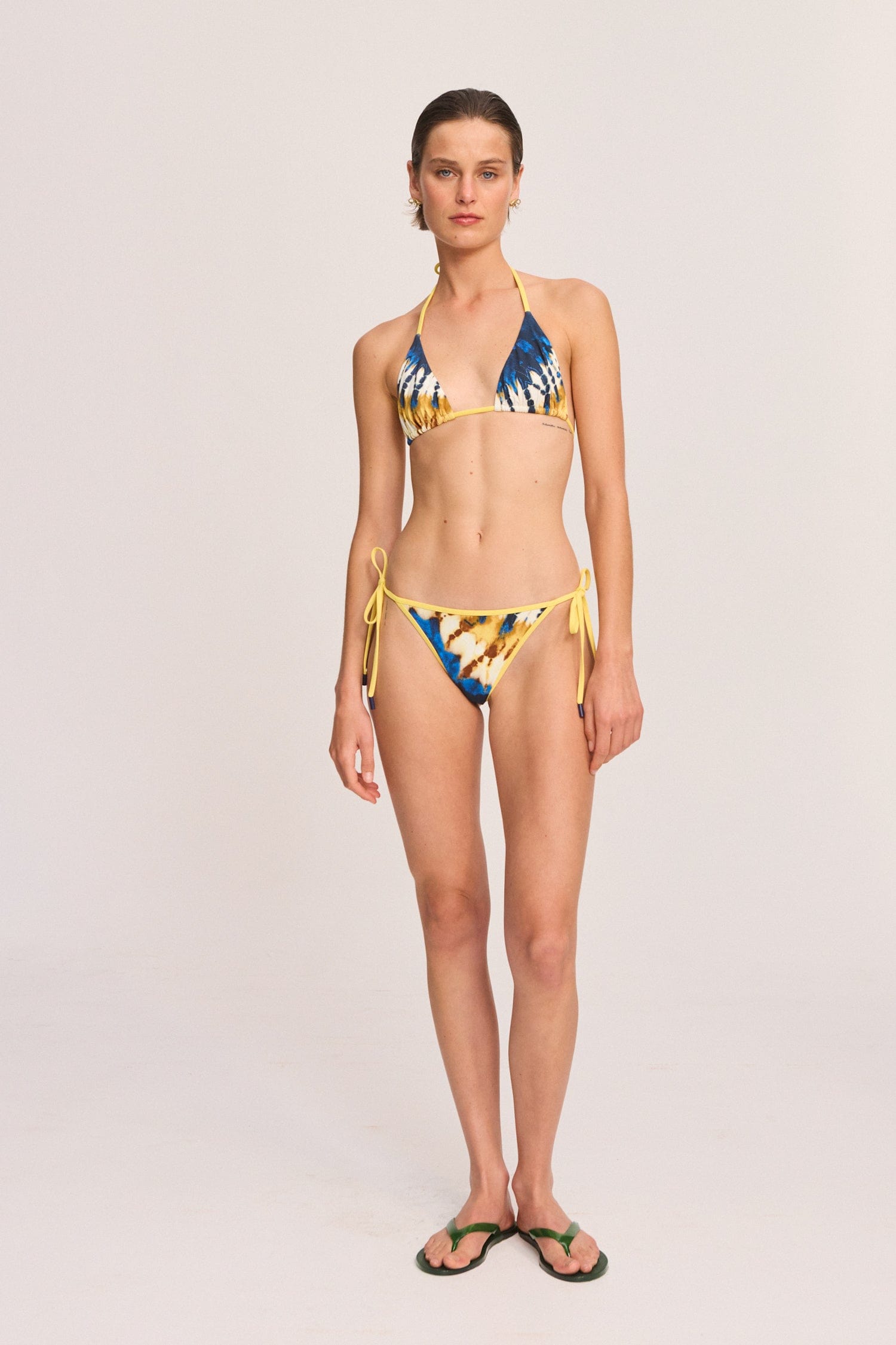 Alemais Martine Triangle haut bikini nylon recyclé
