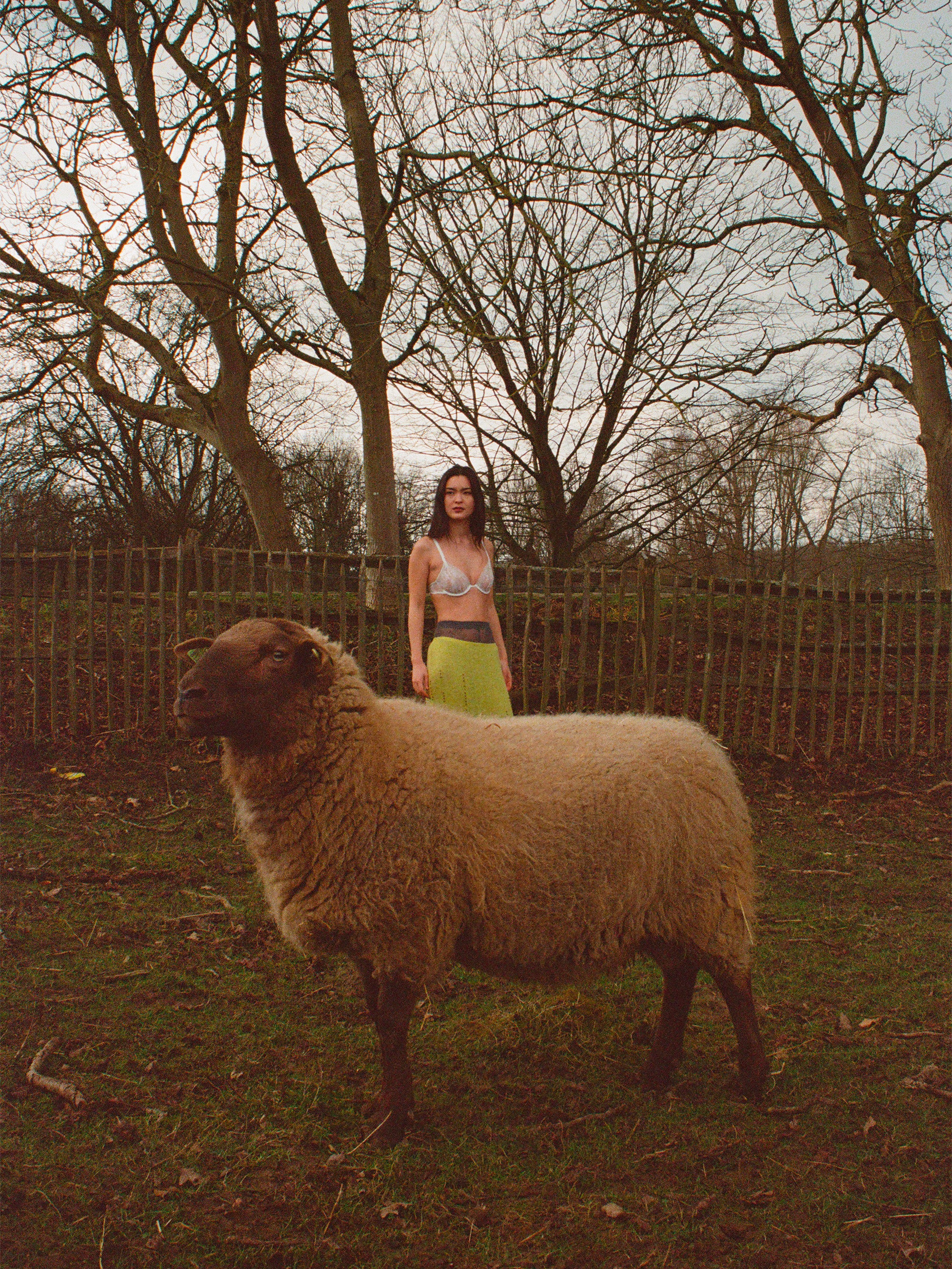 Ester Manas Beaded Wool Skirt jupe laine perles