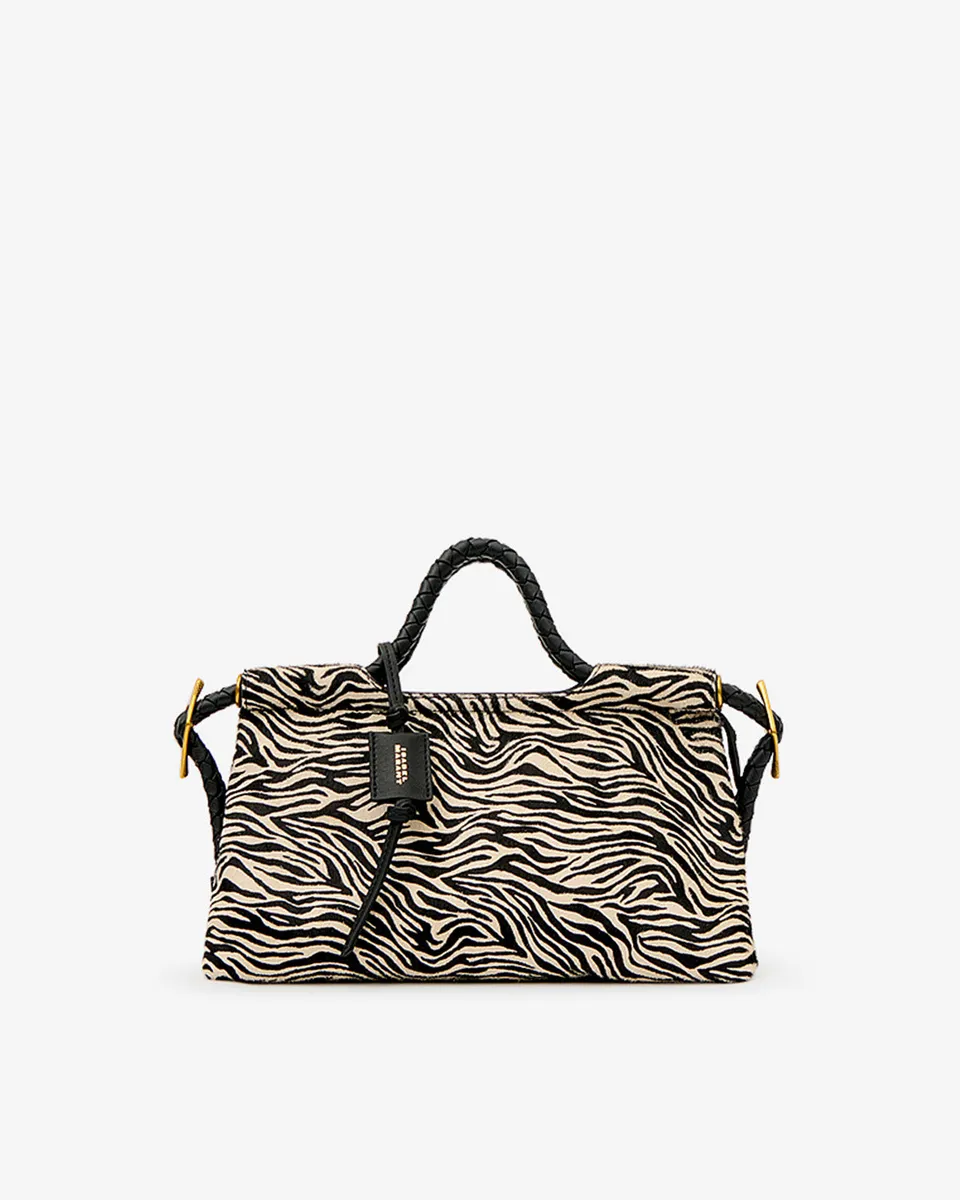 Isabel Marant Pipa M PM0124FA sac cuir pony zèbre