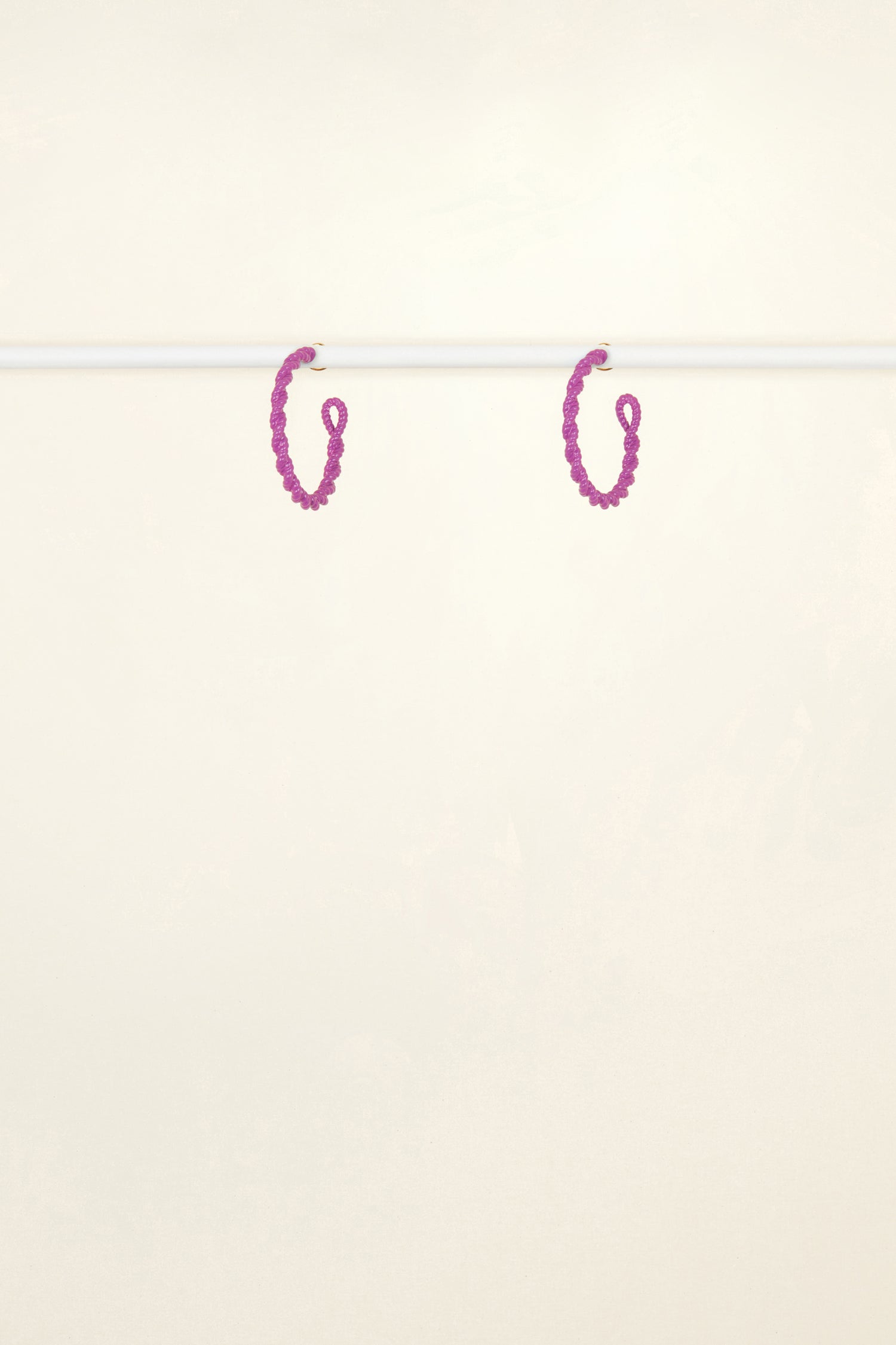 Patou JW073 boucles oreilles Anemone violet TU