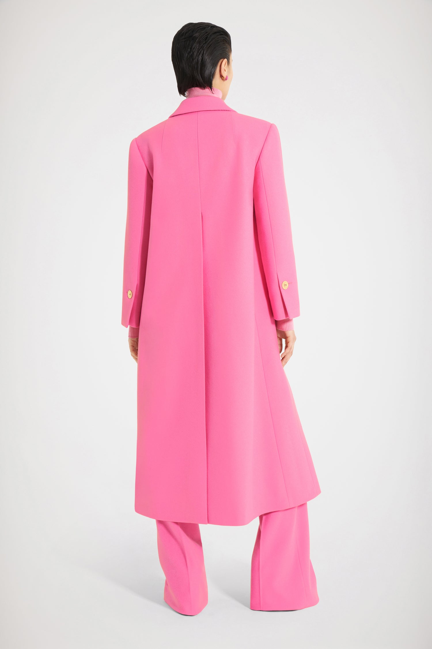 Patou Coats H22CO0150003451P manteau laine rose Darling Pink