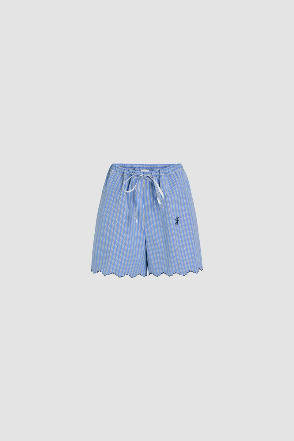 Patou TR046 short coton bio Heritage Blue Stripes rayé