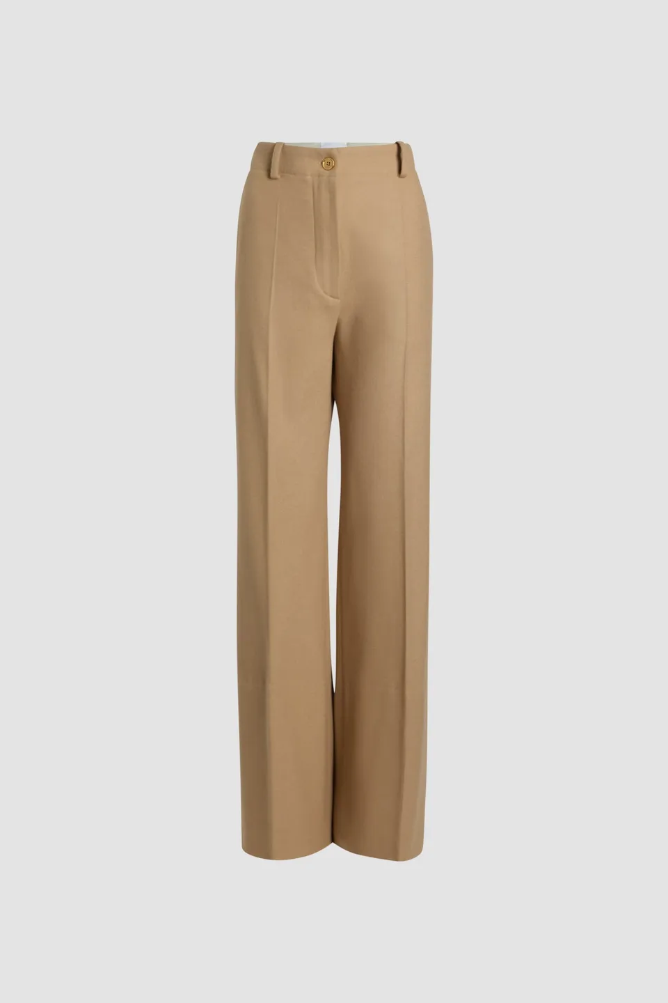 Patou TR002 pantalon droit beige laine 34-44