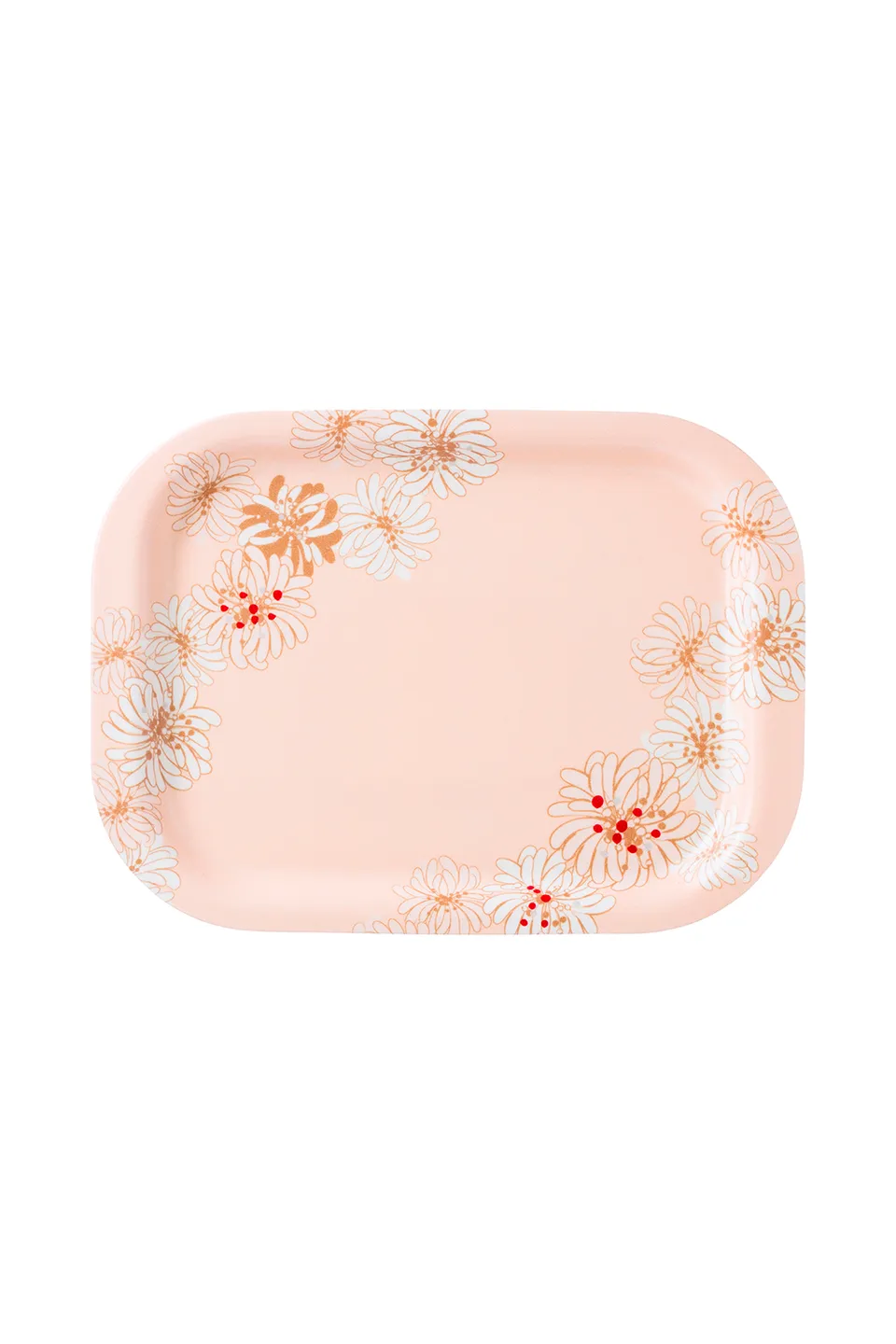 Paul & Joe Voyage petit plateau floral nude 27x20 cm