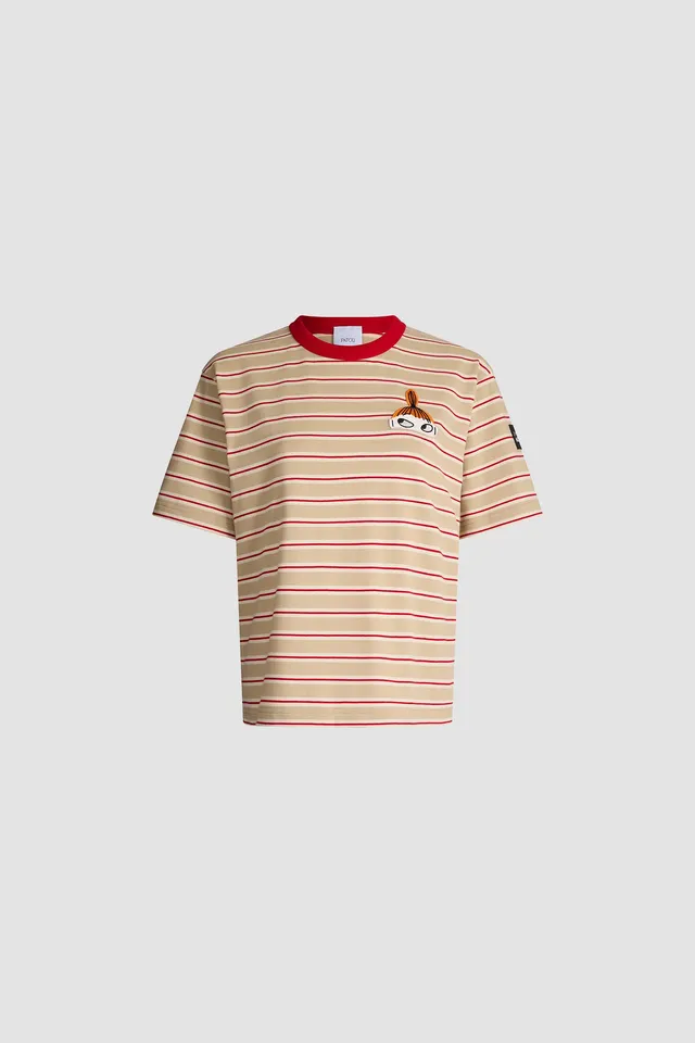 Patou A25JE20899905089 t-shirt rayé coton Moomin